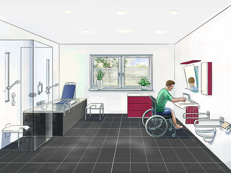 Illustration: Christian Freydank / © Stiftung Deutsche Schlaganfall-Hilfe