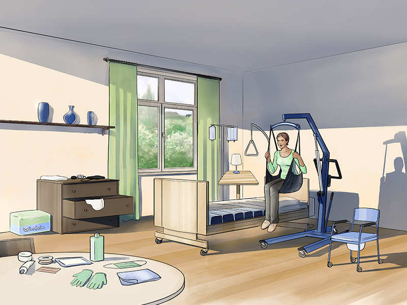 Illustration: Christian Freydank / © Stiftung Deutsche Schlaganfall-Hilfe