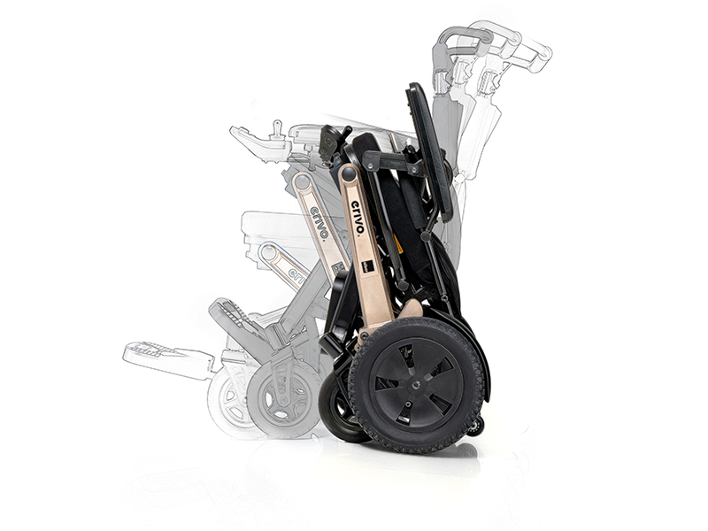 Faltbarere E-Rollstuhl