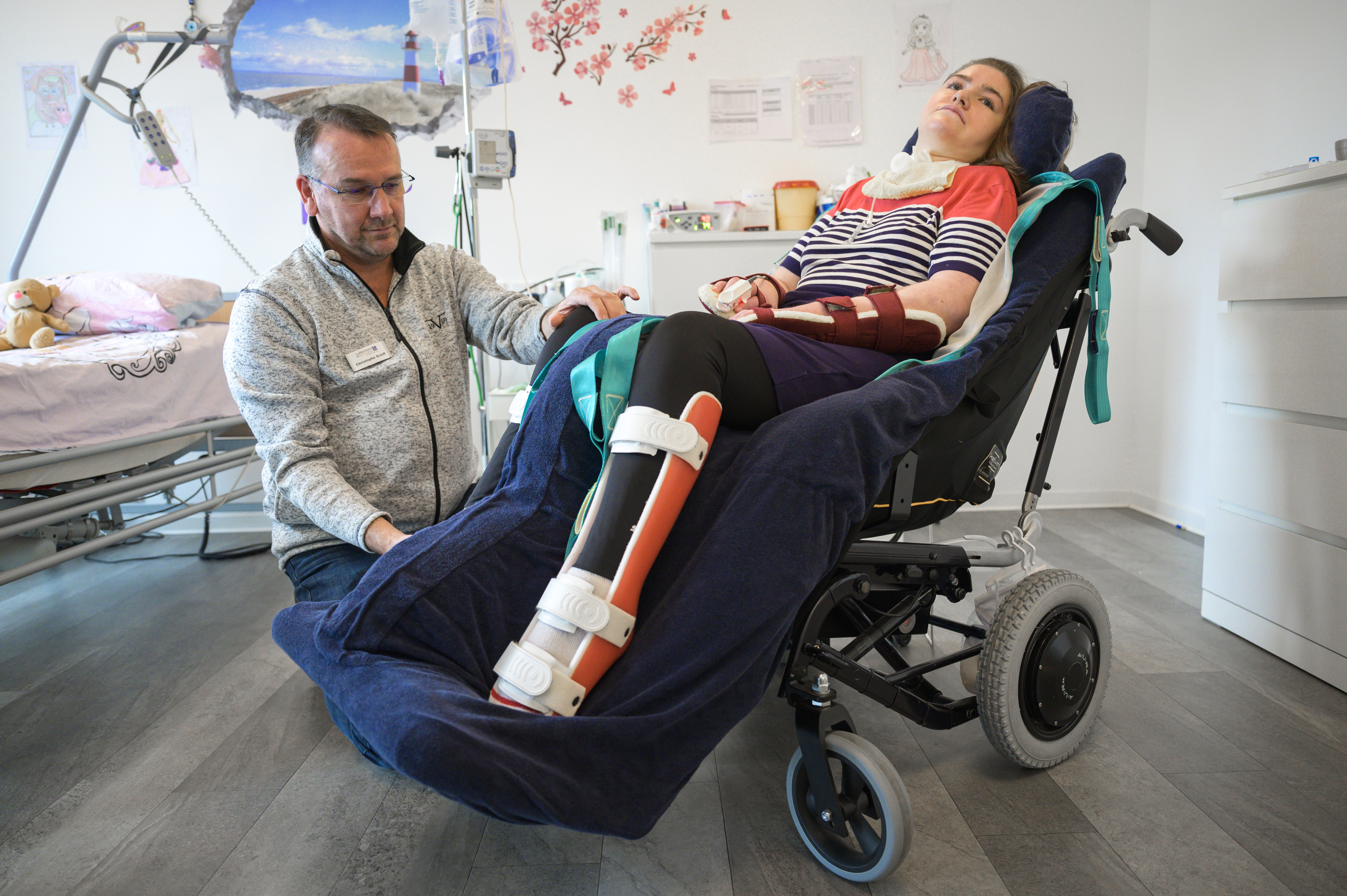 Christophe Schiff (Luttermann GmbH) mit Rebecca im Kelvin